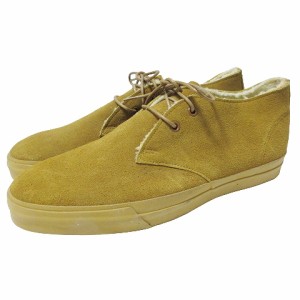 【中古】ケッズ Keds チャッカ ブーツ スエード インナーボア マスタード IBO49 X メンズ