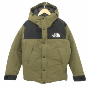 【中古】 THE NORTH FACE 美品 マウンテン ダウンジャケット アウター ゴアテックス ND91837 S カーキ ■U90 メンズ