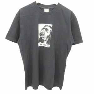 【中古】シュプリーム SUPREME 22FW Cigarette Tee  フォトプリント Tシャツ トップス 半袖 M 黒 ブラック メンズ