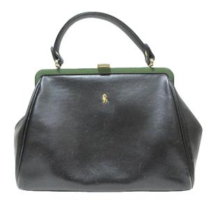 美品】ロベルタディカメリーノ ハンドバッグ レザー バゴンギ ゴールド金具