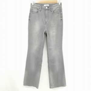 【中古】未使用品 Healthy denim ヘルシーデニム Lotus ハイライズ フレア デニム パンツ ジーンズ ユーズド加工 24