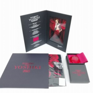 【中古】evening with yoshiki 2023 パンフレット スカーフ ペーパーウェイト 3点セット コレクション その他