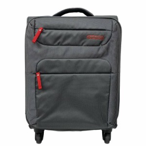 【中古】アメリカンツーリスター AMERICAN TOURISTER スピナー55 SPINNER 55 ソフト キャリーケース グレー レッド