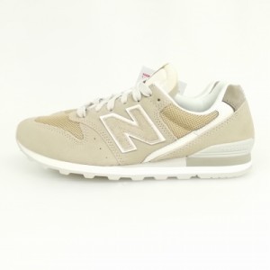 【中古】未使用品 ニューバランス NEW BALANCE WL996RE2 スニーカー ランニングシューズ 996 24.5cm ベージュ 