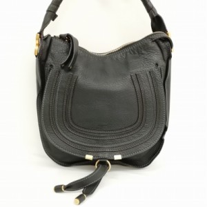 【中古】クロエ CHLOE マーシー ワンハンドル ハンドバッグ ショルダーバッグ ブラック レディース