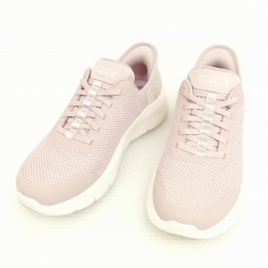 【中古】スケッチャーズ SKECHERS 124836 スリップインズ ゴーウォーク スニーカー スリッポン 24cm トープ