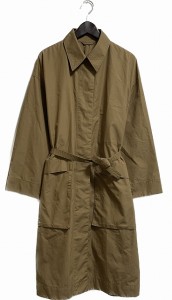 【中古】ユニクロ UNIQLO コート ステンカラー ロング アウター XL ブラウン 茶 /AG レディース