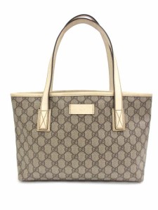 【中古】グッチ GUCCI 211138 GGスプリーム トートバッグ ハンドバッグ レディース