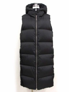 【中古】セオリー theory PUFFER リバーシブル ダウンベスト ジレ S パッファー レディース