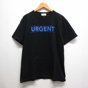 【中古】リトルビッグ LITTLEBIG 半袖 Tシャツ URGENT L 黒 ブラック LB183-TS02 日本製 メンズ