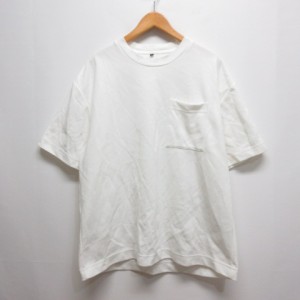 【中古】無印良品 良品計画 半袖 ポケット Tシャツ L-XL 白 ホワイト オーバーサイズ メンズ