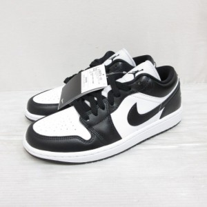 【中古】未使用 ナイキ NIKE DC0774-101 ウィメンズ エアジョーダン 1 ロー パンダ スニーカー シューズ 24.5cm 白 黒