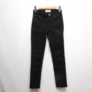 【中古】アクネ ストゥディオズ Acne Studios FLEX S BLACK スキニー パンツ 24 ブラック ストレッチ ジッパーフライ