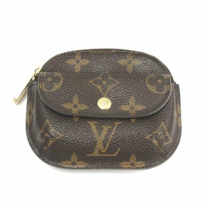 【中古】ルイヴィトン LOUIS VUITTON M60025 ポルト モネ シリング モノグラム コインケース 小銭入れ 茶 ブラウン  