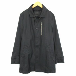 【中古】メンズメルローズ MEN'S MELROSE コットン混 コート A0403FC294 黒 ブラック 4 メンズ