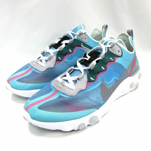 【中古】未使用品 NIKE React Element 87 Royal Tint  AQ1090-400 US10.5 28.5cm リアクトエレメント87 スニーカー 靴