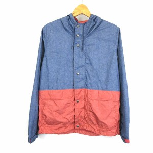 【中古】シエラデザインズ SIERRA DESIGNS バイカラー ナイロン ジャケット 赤系 紺系 L メンズ