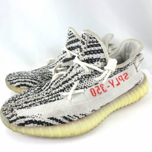 【中古】アディダス adidas Yeezy Boost 350 V2 CP9654 US8 26cm イージーブースト350 V2 ゼブラ スニーカー 靴 