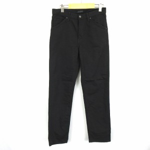 【中古】ユニクロ UNIQLO JEANS テックデニムジーンズ スリムフィット テーパード デニムパンツ 321-433329 黒  ?A 