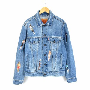 【中古】リーバイス Levi's Stranger Things ストレンジャー シングス MOTOCROSS LEGEND デニム ジャケット Gジャン S