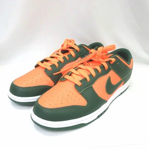 【中古】未使用品 NIKE Dunk Low Retro Gorge Green and Total Orange DD1391-300 US10.5 28.5cm ダンク スニーカー靴