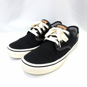 【中古】バンズ VANS SOULBURY ソウルベリー  ローカット スニーカー 靴 V3810LINEN US9 27cm 黒 ブラック メンズ