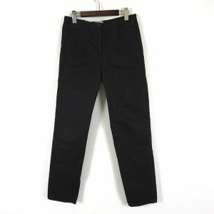 【中古】アクネ Acne パンツ タック テーパードパンツ コットン S 34 黒 ブラック 国内正規品 レディース