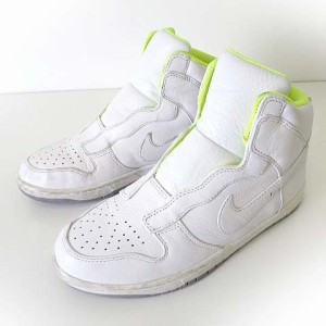 【中古】ナイキ NIKE サカイ sacai スニーカー シューズ ダンク WMNS DUNK LUX SP ハイカット 25.0cm 白 ホワイト