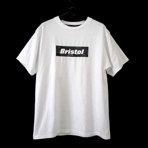 【中古】エフシーレアルブリストル F.C.Real Bristol FCRB Tシャツ カットソー 半袖 迷彩 ボックス ロゴ M 白