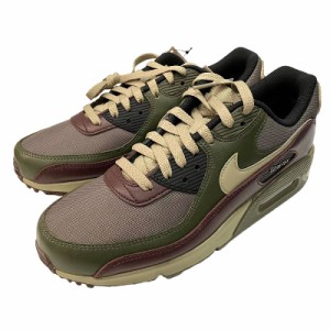 【中古】未使用品 ナイキ NIKE タグ付き Air Max 90 GORE-TEX ゴアテックス スニーカー Medium Olive US8 26cm 緑