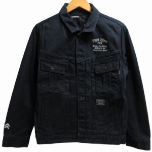 【中古】ネイバーフッド NEIGHBORHOOD FightAlone JKT ピケトラッカージャケット デニムジャケット ジージャン S