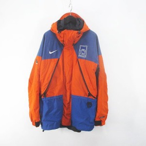 【中古】ナイキエーシージー NIKE ACG 長野五輪 1998 CBS TVクルー ジャケット M オレンジ系 バイカラー ジップ