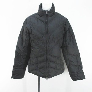 【中古】パタゴニア Patagonia 28425F7 ダウンジャケット ショート丈 S 黒系 ブラック ジップアップ ポケット 裏地 