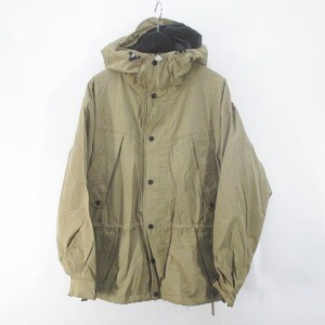 【中古】ザノースフェイス THE NORTH FACE NP-2130 ミドル丈 マウンテンパーカー GORE TEX L ベージュ系 ジップアップ