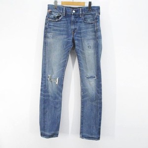 【中古】デニム&サプライ ラルフローレン DENIM & SUPPLY RALPH LAUREN ロング丈 デニムパンツ ジーンズ 30/32 