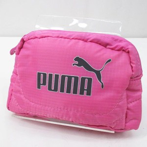 【中古】プーマ PUMA ポーチ ロゴ ピンク レディース