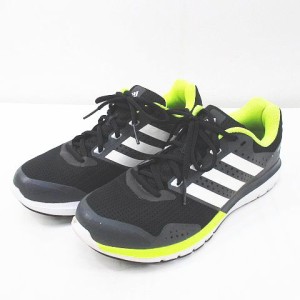 【中古】アディダス adidas AF6668 デュラモ7 Duramo7 ランニングシューズ スニーカー 26.5cm ブラック 黒系 メンズ