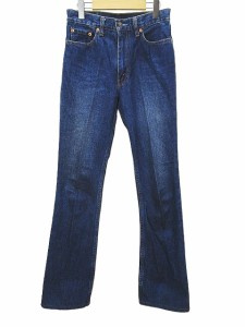 【中古】リーバイス Levi's W517 ロング丈 デニムパンツ ジーンズ ブーツカット W30 青系 ブルー ジップフライ ラベル