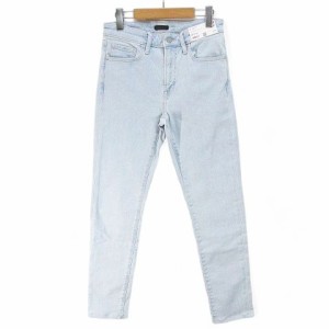 【中古】未使用品 ユニクロ UNIQLO JEANS ウルトラストレッチジーンズ デニムパンツ ジーンズ ジップフライ 28 水色