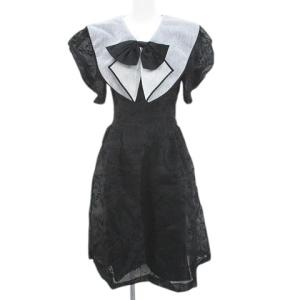 新品 トリイユキ ワンピース パッチワーク モヘア混 新品 トリイユキ