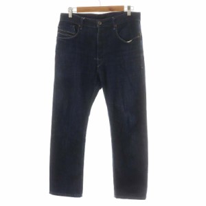 【中古】ディーゼル DIESEL デニムパンツ ジーンズ ジーパン ボタンフライ 30 M 青 ブルー /AN19 メンズ