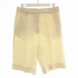 【中古】3.1 フィリップリム 3.1 phillip lim ショートパンツ センタープレス ジップアップ リネン 0 S 白 ホワイト