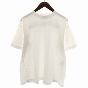 【中古】バレンシアガ BALENCIAGA 18年製 Tシャツ カットソー バックロゴ 半袖 XS 白 ホワイト 578124 /YI3 メンズ