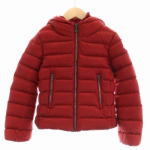 【中古】モンクレール MONCLER アドルネ ADORNE ダウンジャケット ハイネック ジップアップ アニメタグ 8 130cm 赤