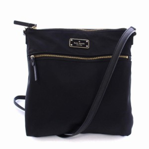 【中古】ケイトスペード KATE SPADE blake avenue keisha crossbody bag ショルダーバッグ ナイロン 黒 WKRU3618