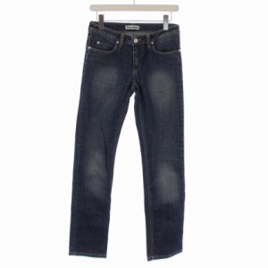 【中古】アクネジーンズ Acne Jeans デニムパンツ ジーンズ ジップフライ 28/34 M インディゴ /BM メンズ