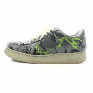 【中古】ナイキ NIKE Nike Air Force 1 Low '07 LX 28.5cm ライトスモークグレー エレクトリックグリーン