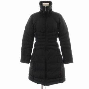 【中古】モンクレール MONCLER クレイト CLAYT ダウンコート ハイネック スタンドカラー ジップアップ 茶タグ 0 S 黒