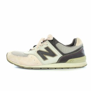 【中古】ニューバランス NEW BALANCE WRC574PR スニーカー シューズ US8 25cm 茶 ブラウン ピンク /TK ●D レディース