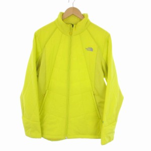 【中古】ザノースフェイス VX MOTION JACKET 中綿ジャケット アウター ジップアップ スタンドカラー 100 L 黄色